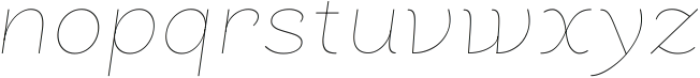 Conacher Italic Thin ttf (100) Font LOWERCASE