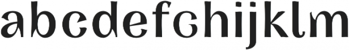 Concreate otf (400) Font LOWERCASE