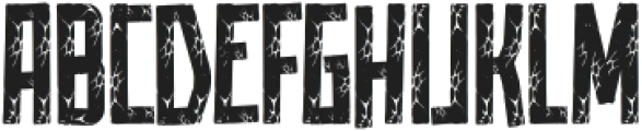 Concrete Asphalt otf (400) Font UPPERCASE