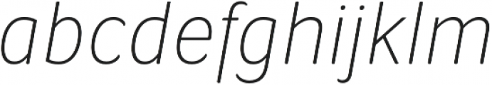 Condell Bio Light-Italic otf (300) Font LOWERCASE