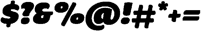 Condell Bio SuperHeavy-Italic otf (800) Font OTHER CHARS