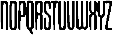 Condensed Cathedral Regular otf (400) Font UPPERCASE