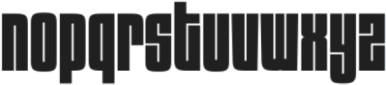 Condexper Regular otf (400) Font LOWERCASE