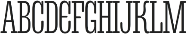 Condretro Regular otf (400) Font UPPERCASE