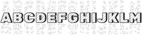 Confet Regular otf (400) Font UPPERCASE