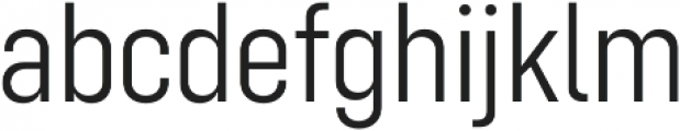 Config Condensed Light otf (300) Font LOWERCASE