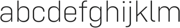 Config Rounded ExtraLight otf (200) Font LOWERCASE
