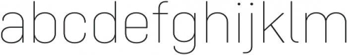 Config Rounded Thin otf (100) Font LOWERCASE