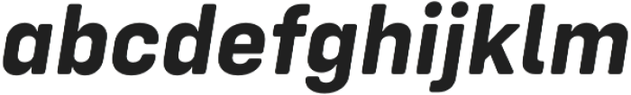 Config Rounded otf (700) Font LOWERCASE