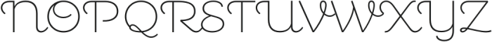 Confiteria Script ExtraLight otf (200) Font UPPERCASE