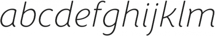 Congenial Italic otf (100) Font LOWERCASE