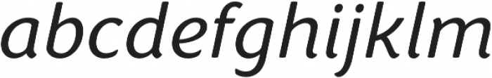 Congenial Italic otf (300) Font LOWERCASE