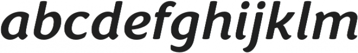 Congenial Italic otf (500) Font LOWERCASE