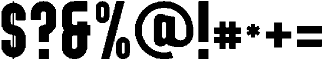 Conky otf (400) Font OTHER CHARS