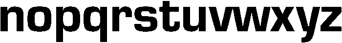 Connor Bold otf (700) Font LOWERCASE