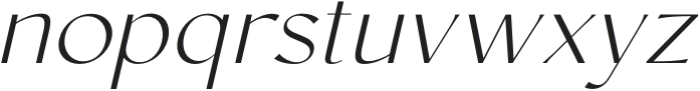 Conso ExtraLight Italic otf (200) Font LOWERCASE