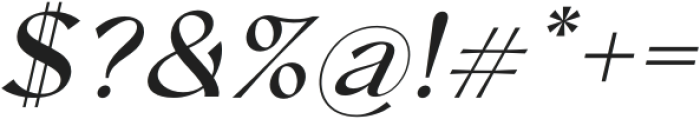 Conso Medium Italic otf (500) Font OTHER CHARS