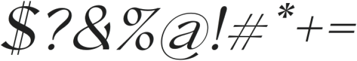 Conso-RegularItalic otf (400) Font OTHER CHARS