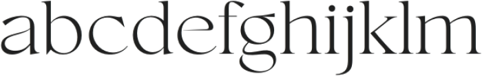 Conso Serif ExtraLight otf (200) Font LOWERCASE