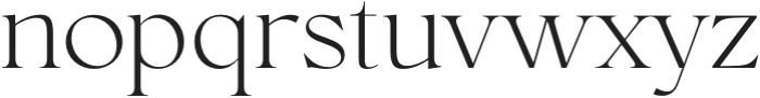 Conso Serif ExtraLight otf (200) Font LOWERCASE