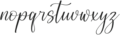 Constaince Matequeen Italic otf (400) Font LOWERCASE