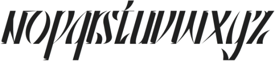 Constantly Challenged Light Italic otf (300) Font LOWERCASE