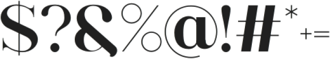 Consumer Type Bold otf (700) Font OTHER CHARS