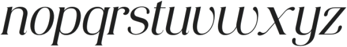 Consumer Type Regular Italic otf (400) Font LOWERCASE