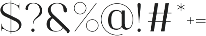 Consumer Type Regular otf (400) Font OTHER CHARS