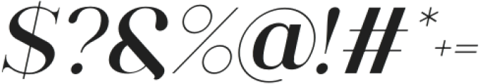 Consumer Type Semi Bold Italic otf (600) Font OTHER CHARS