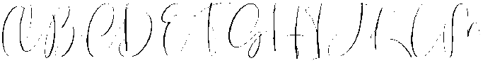Contage Signature Regular otf (400) Font UPPERCASE