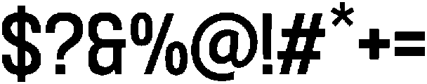 Contair Regular otf (400) Font OTHER CHARS