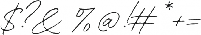 Contempora Script Rough One otf (400) Font OTHER CHARS