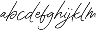 Contempora Script Rough Two otf (400) Font LOWERCASE