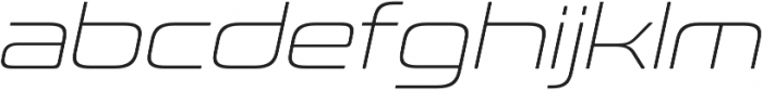 Conthrax ExtraLight Italic otf (200) Font LOWERCASE