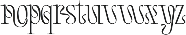 Continents Boundless Light otf (300) Font LOWERCASE