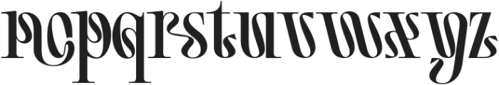 Continents Boundless Regular otf (400) Font LOWERCASE