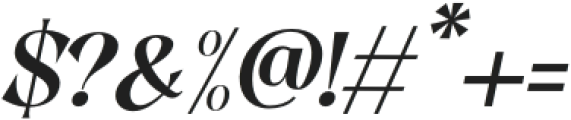 Contingent Serif Slant otf (400) Font OTHER CHARS