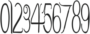 ContourationBold Regular otf (700) Font OTHER CHARS