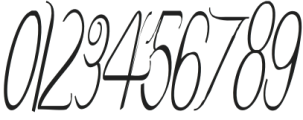 ContourationItalic Regular otf (400) Font OTHER CHARS