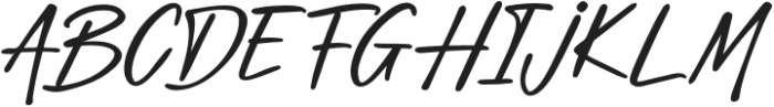 Contra Diksi Italic otf (400) Font LOWERCASE