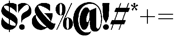 Contrast Groovy Regular otf (400) Font OTHER CHARS