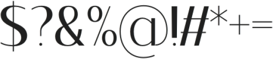 Contrast Sans Black to Light otf (300) Font OTHER CHARS