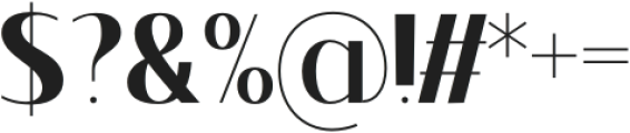 Contrast Sans Black to Medium otf (500) Font OTHER CHARS