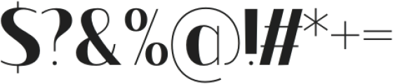 Contrast Sans Bold otf (700) Font OTHER CHARS