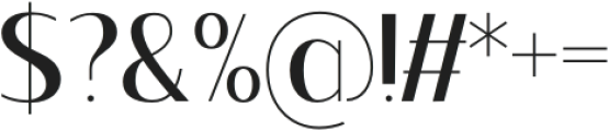 Contrast Sans Medium otf (500) Font OTHER CHARS