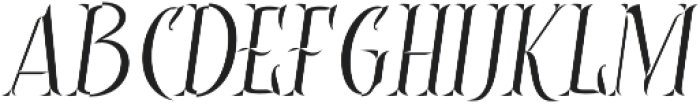 Controwell Side Italic otf (400) Font UPPERCASE