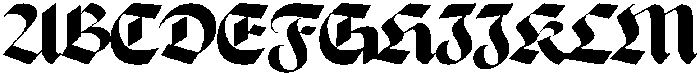 ContrueFonte-Blackletter otf (900) Font UPPERCASE