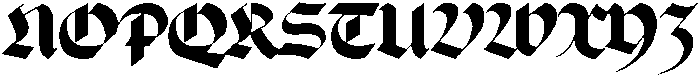 ContrueFonte-Blackletter otf (900) Font UPPERCASE