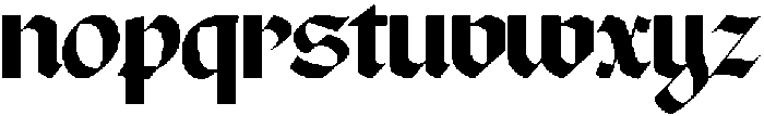ContrueFonte-Blackletter otf (900) Font LOWERCASE